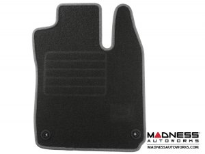 smart fortwo Floor Mats - 453 model - Carpet w/ Silver Binding 